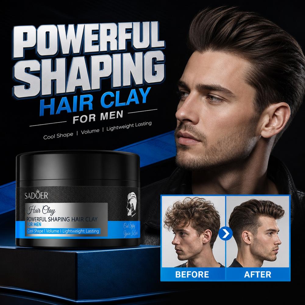 Pomade Hair Clay - طين تصفيف الشعر غير لامع، قوي