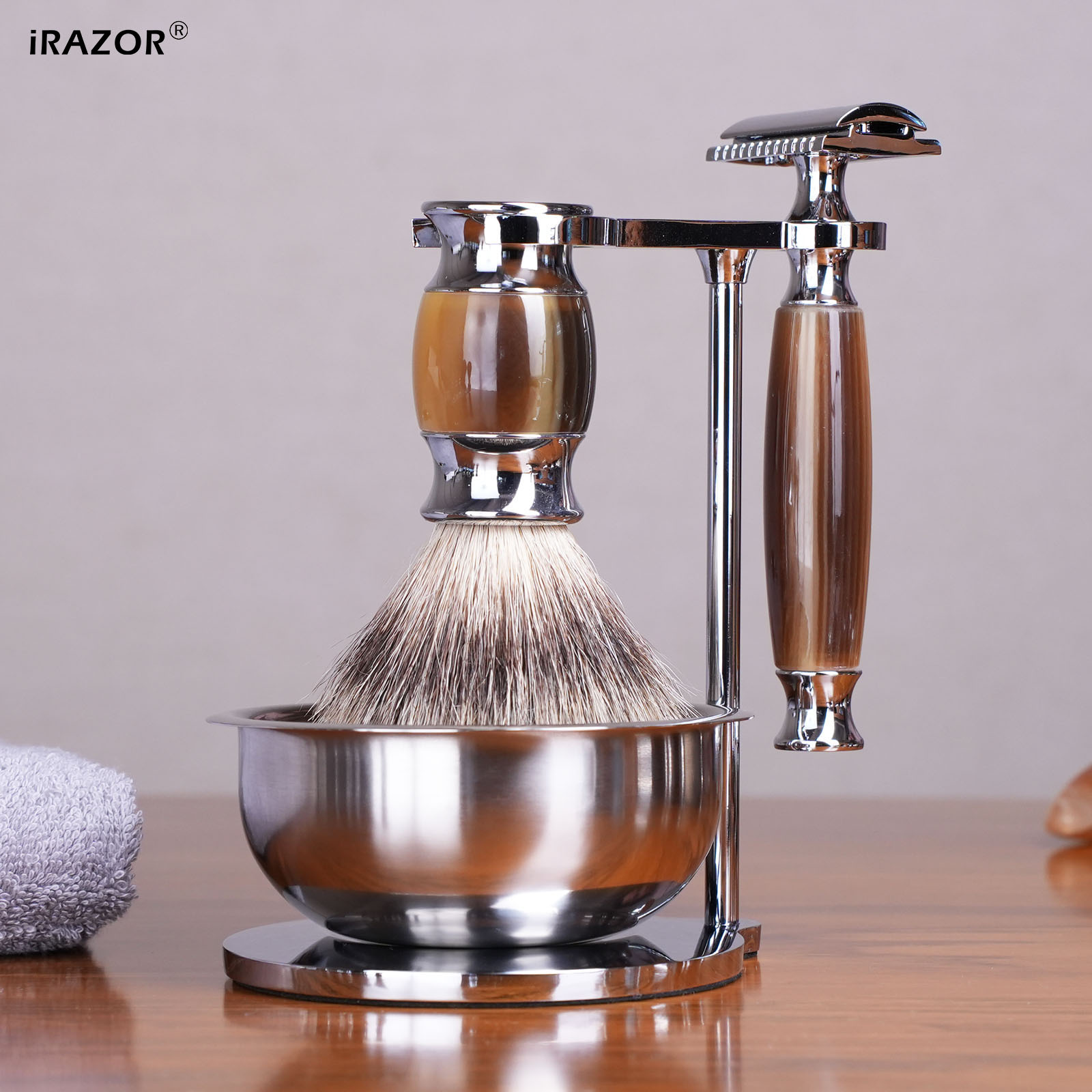 Men'S Grooming Barbershop - طقم حلاقة فاخر للرجال من iRAZOR