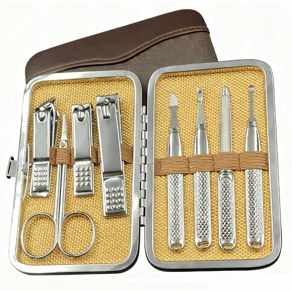 Mens Grooming Kit Gift - مجموعة أدوات العناية بالأظافر الاحترافية للرجال