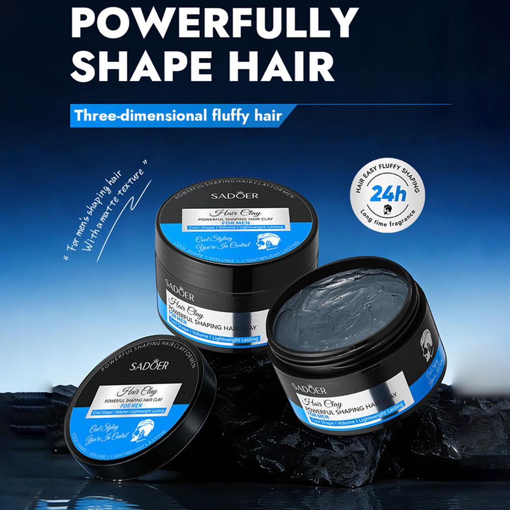 Pomade Hair Clay - شمع تصفيف الشعر للرجال قوي وطويل