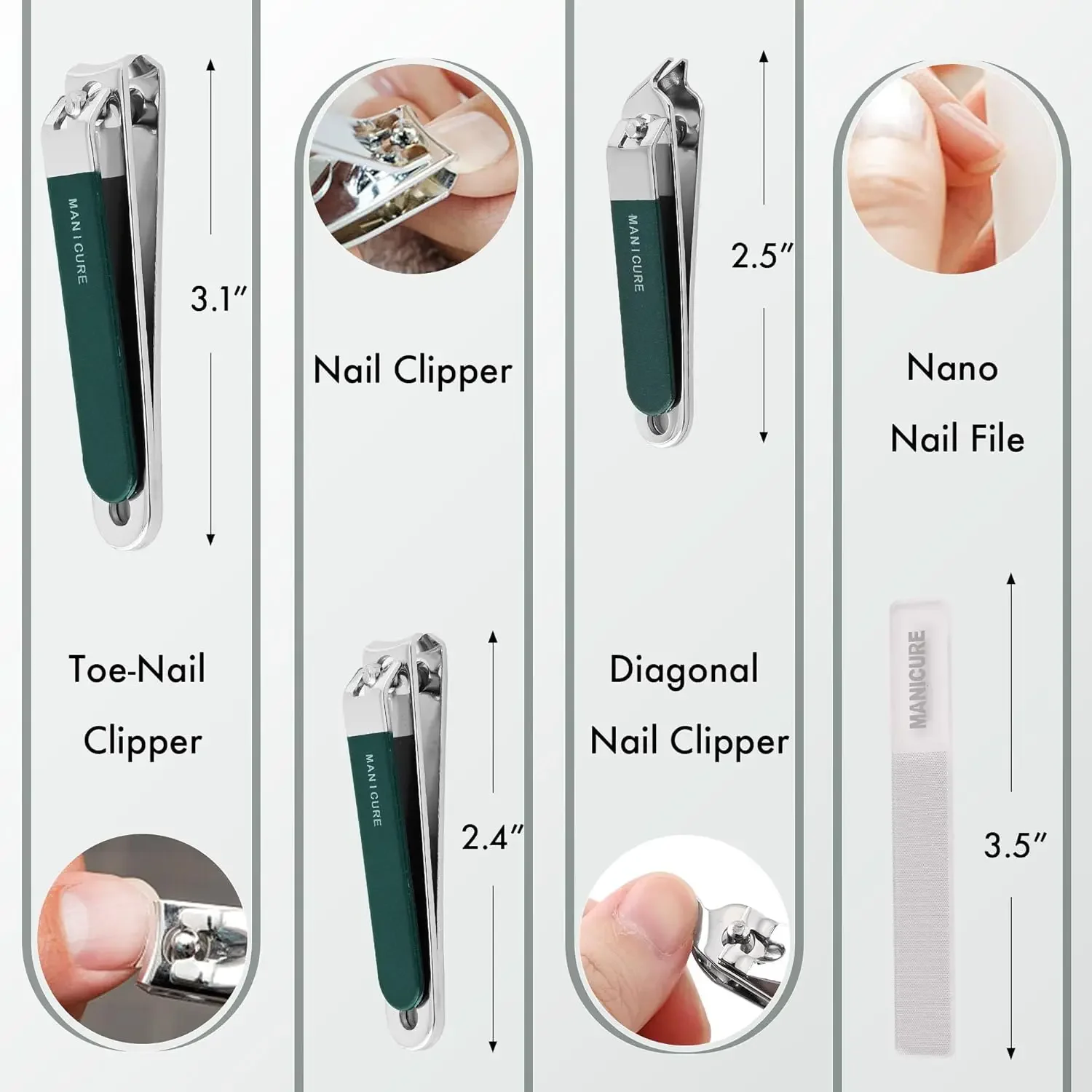 طقم مقصات أظافر احترافية للسفر - مراجعة Mens Grooming Travel Kit وسعره