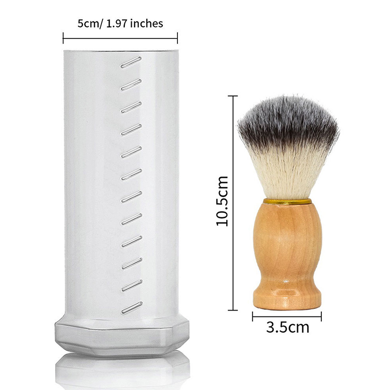 حقيبة سفر لفرشاة الحلاقة ، منا - مراجعة Shaving Brush Set وسعره
