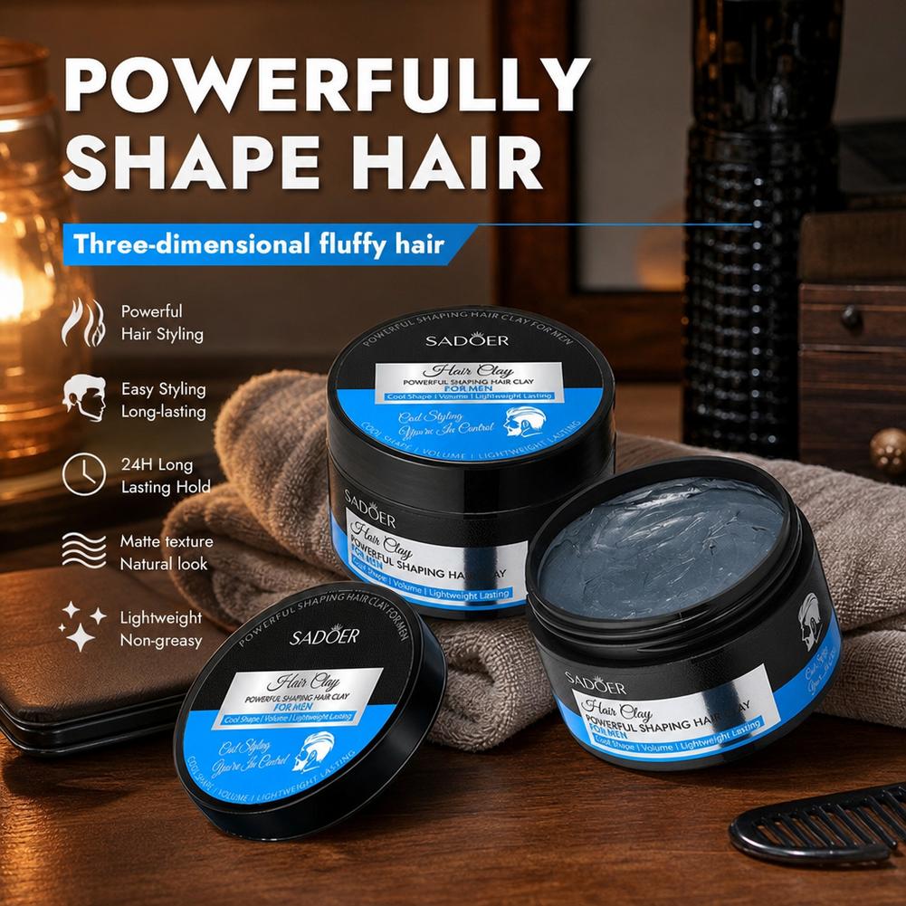طين تصفيف الشعر غير لامع، قوي  - مراجعة Pomade Hair Clay وسعره