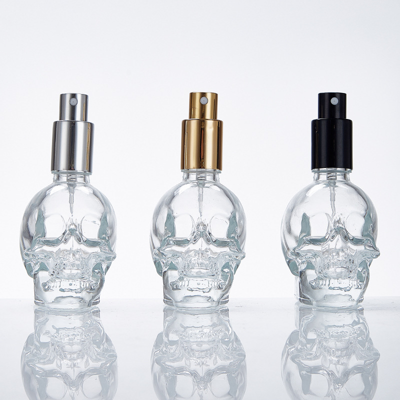 زجاجة رذاذ زجاجية بتصميم جمجمة - مراجعة Cologne Spray Bottle وسعره