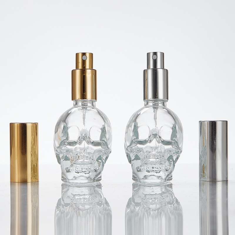 زجاجة رذاذ زجاجية بتصميم جمجمة - مراجعة Cologne Spray Bottle وسعره
