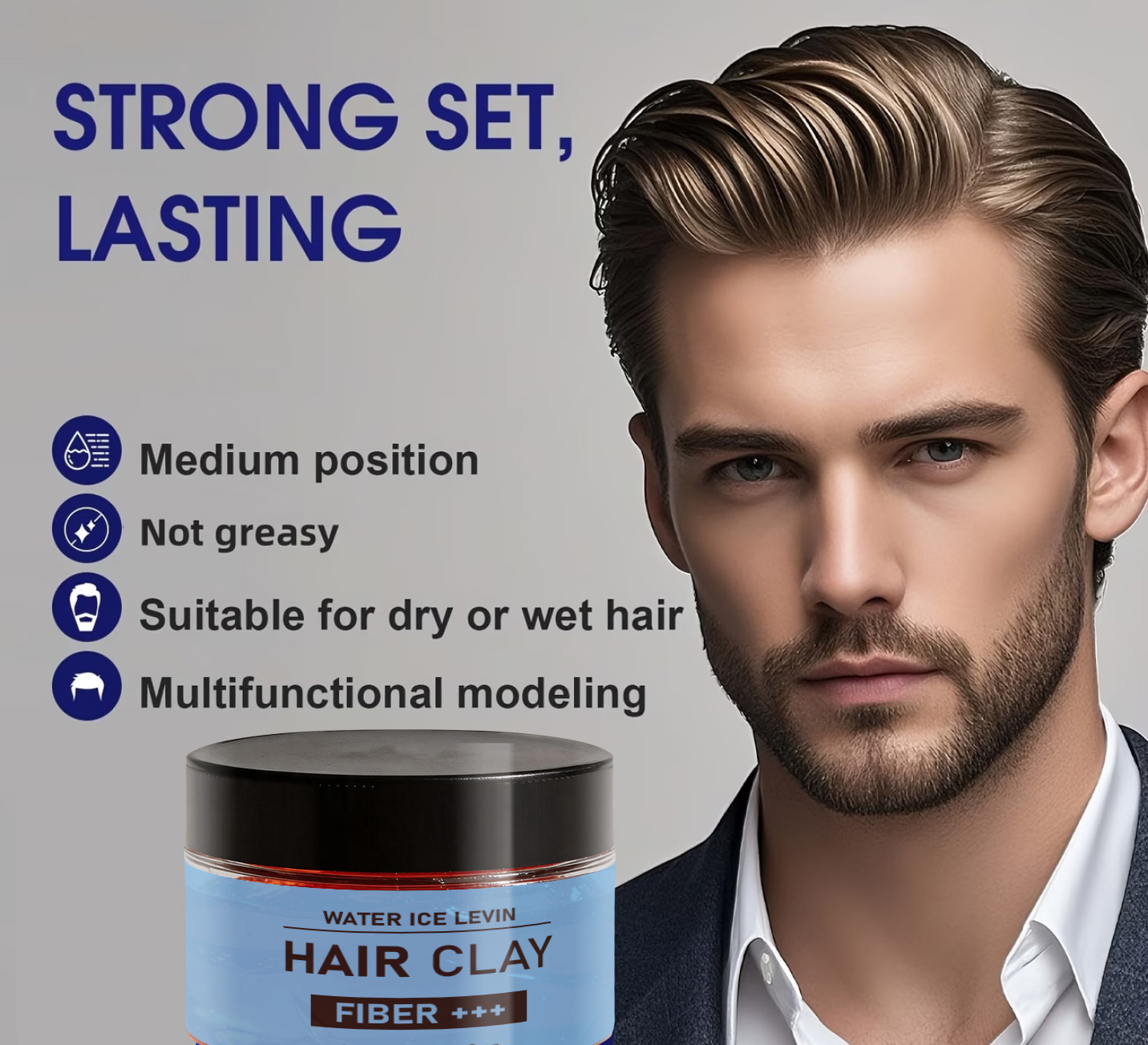 طين شعر بالبيوتين والكيراتين،  - مراجعة Pomade Hair Clay وسعره