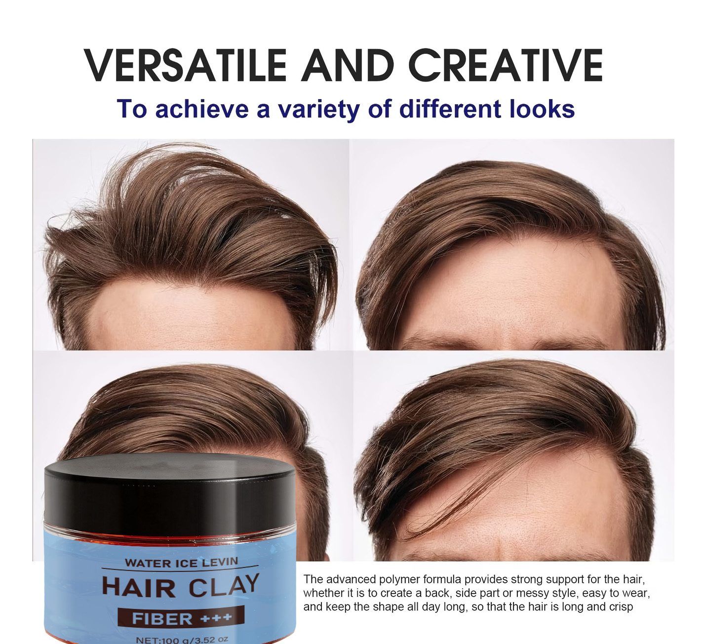 طين شعر بالبيوتين والكيراتين،  - مراجعة Pomade Hair Clay وسعره