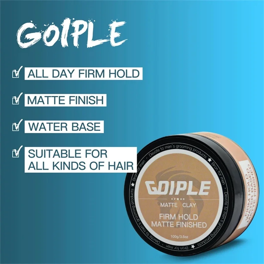 GOIPLE طوال اليوم عقد قوي ماتي - مراجعة Pomade Hair Clay وسعره