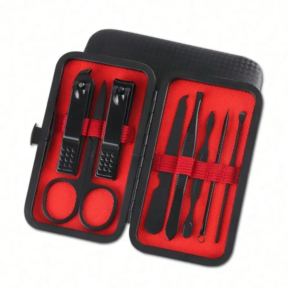 طقم مانيكير وباديكير احترافي 8 - مراجعة Mens Grooming Travel Kit وسعره