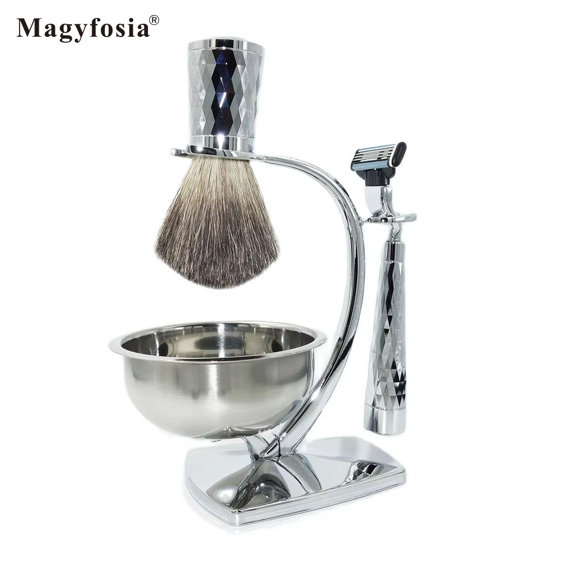 Magyfosia جديد لامعة وميض الرج - مراجعة Mens Grooming Kit Gift وسعره