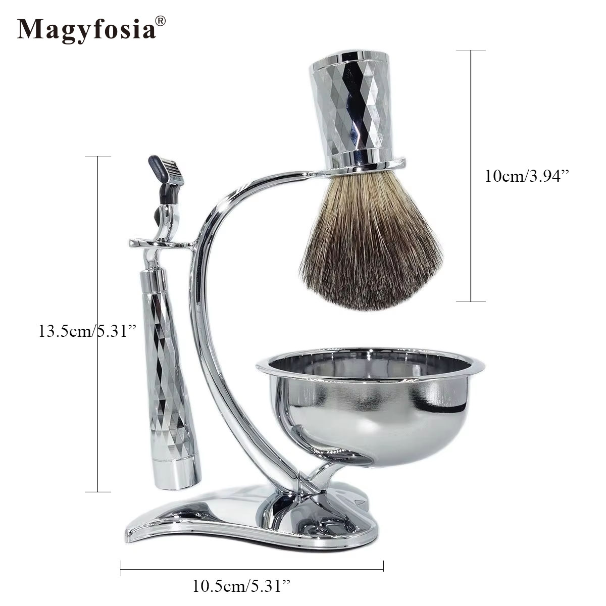 Magyfosia جديد لامعة وميض الرج - مراجعة Mens Grooming Kit Gift وسعره