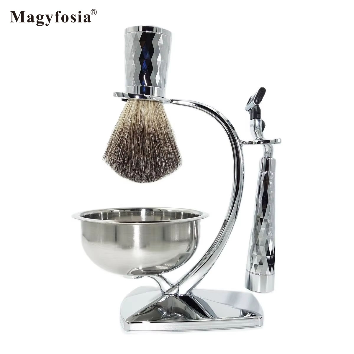 Magyfosia جديد لامعة وميض الرج - مراجعة Mens Grooming Kit Gift وسعره